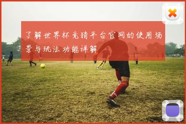了解世界杯竞猜平台官网的使用场景与玩法功能详解